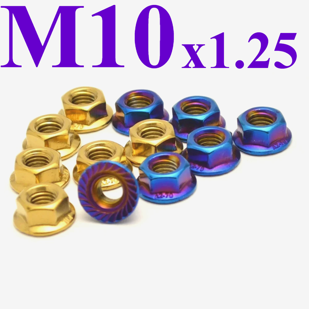 6Pcs M10x1.25 Rear Sprocket Wh - Sprocket review and price