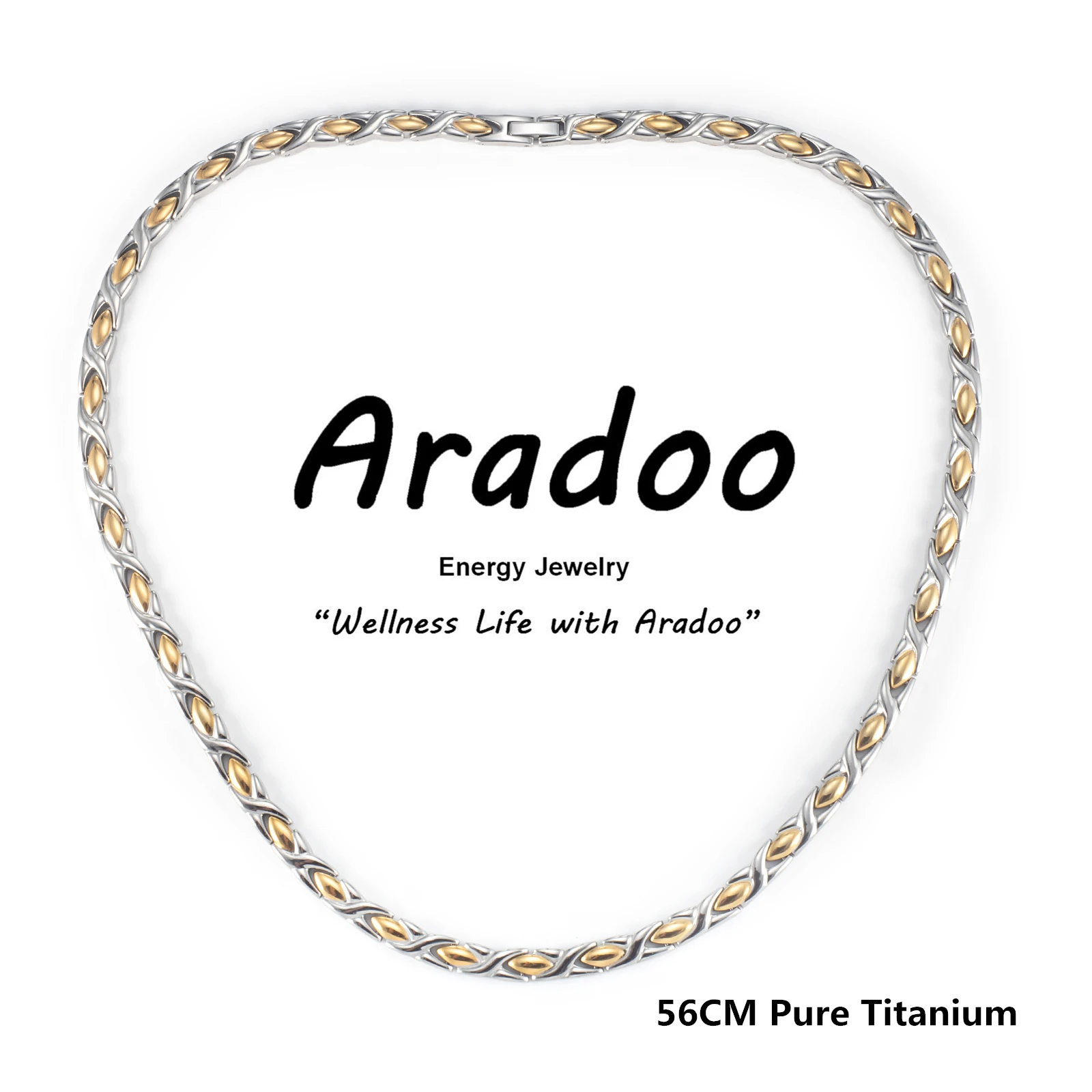 ARADOO Pure Titanium Necklace  - Ansi Chain review and price