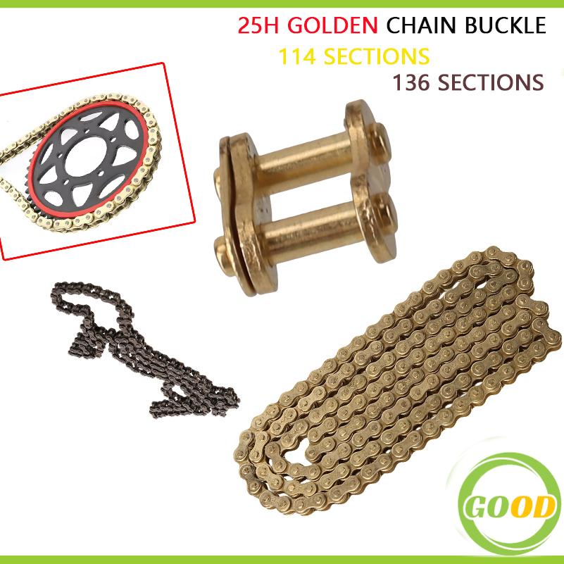 25H 114 Chain Gold 25H 136 Bla - Bike Chain review and price