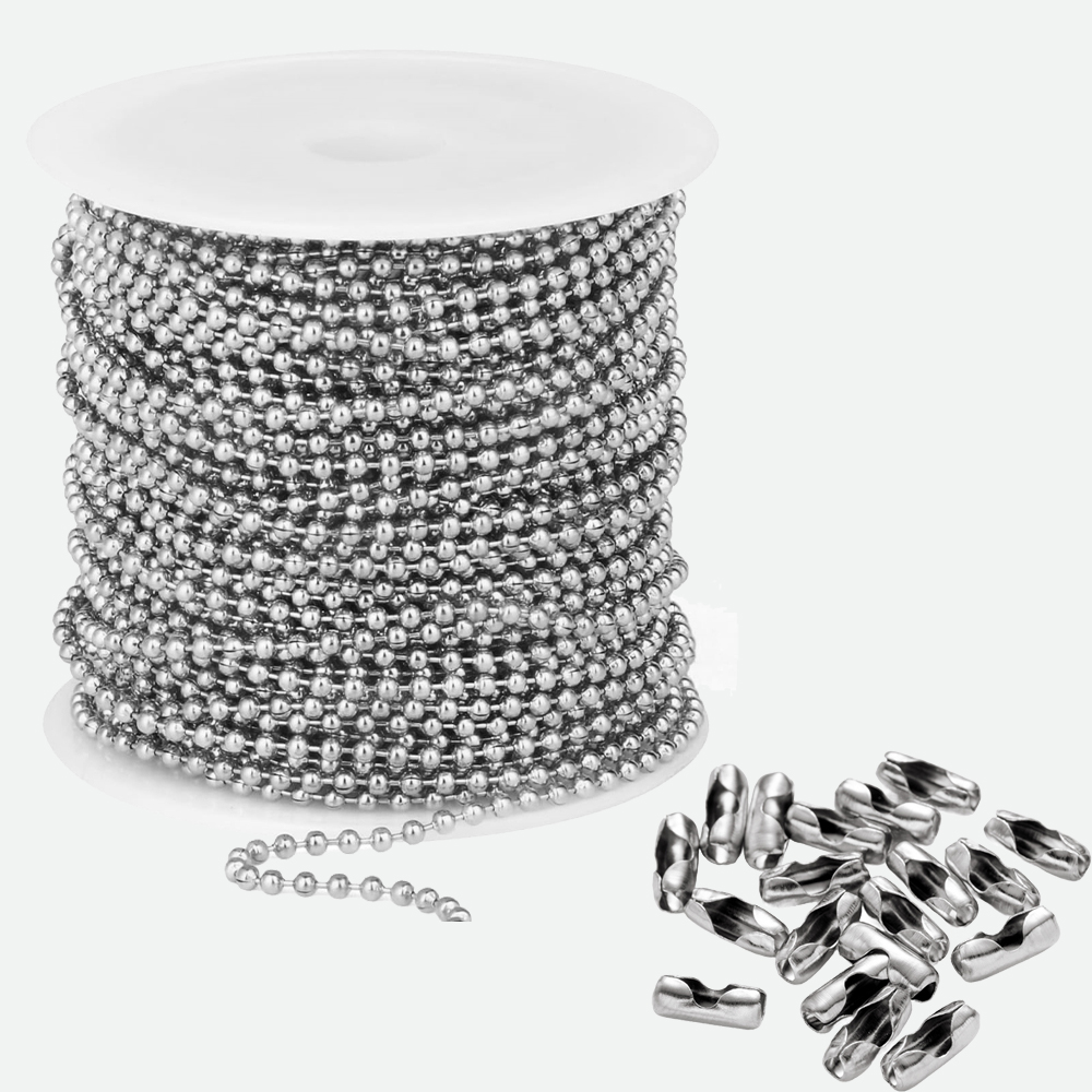 10m Stainless Steel Bead Ball  - Roller Chain review and price