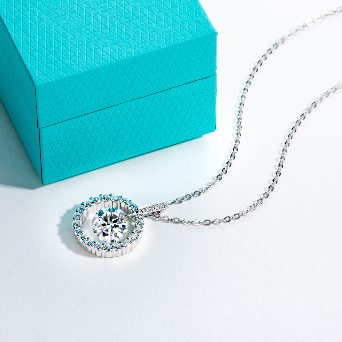AnuJewel 3ct D Color Moissanit - Ansi Chain review and price