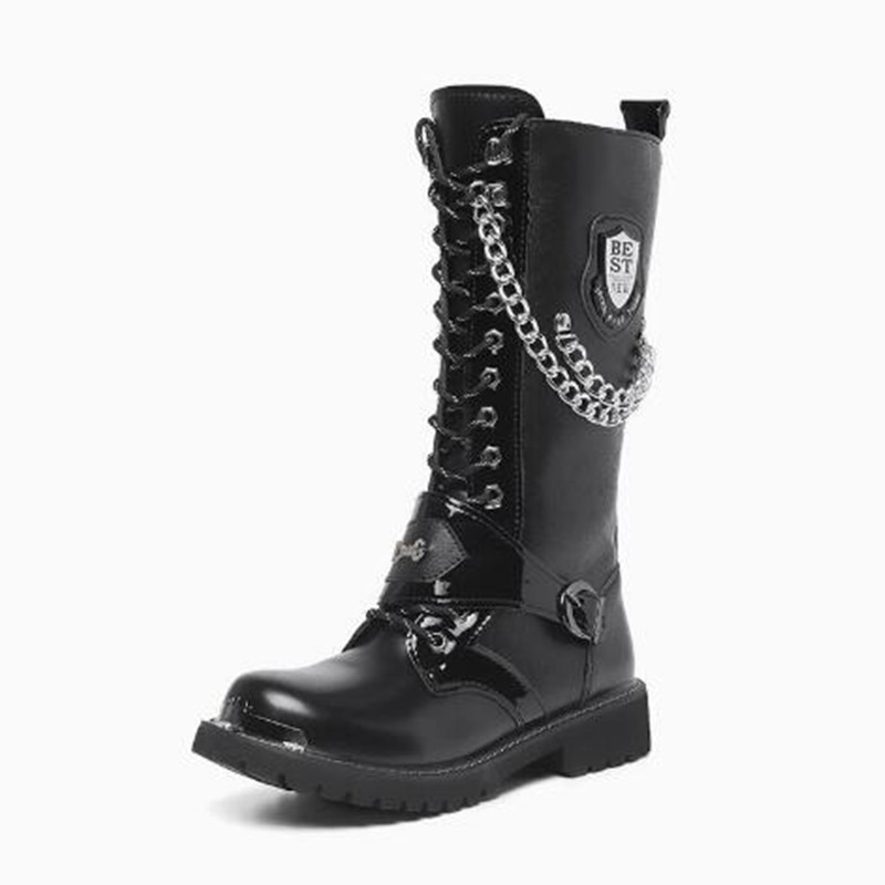 Men Fashion Motorcycle Boots M - Motorcycle Chain review and price